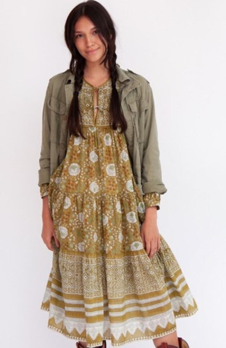 Matta Yamini Booj Dress in Green Sz. M